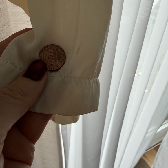 Valentino Cream Lace-Accented Robe - Picture 5 of 6